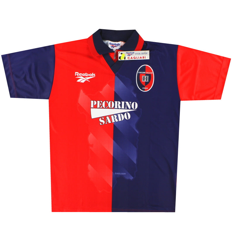Camiseta Cagliari Reebok Local 1997-98 *con etiquetas* L