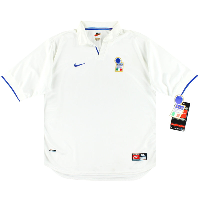Camiseta visitante Italia Nike 1997-98 *con etiquetas* XL