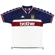 Camiseta de visitante Kappa del Manchester City 1997-98 XL
