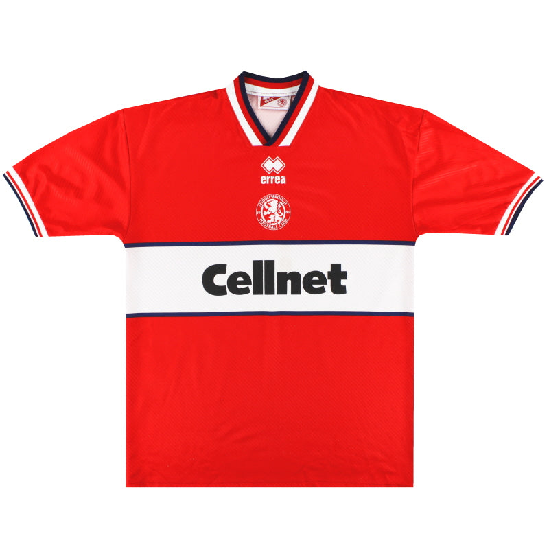 1997-98 Middlesbrough Errea Home Shirt L