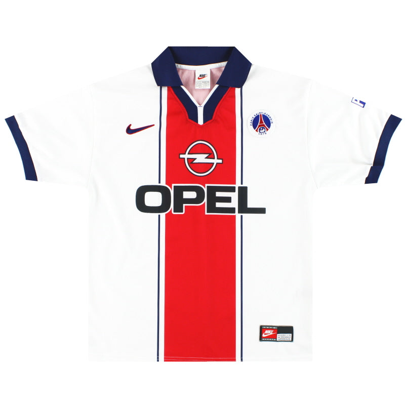Camiseta Nike de visitante del Paris Saint-Germain 1997-98 *Impecable* M