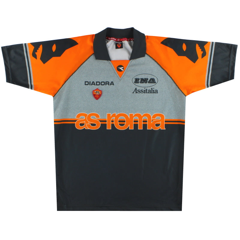 Camiseta de entrenamiento Diadora de la Roma 1997-98 L