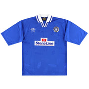 Camiseta local del Stranraer 1997-98 *Como Nueva* Talla XL