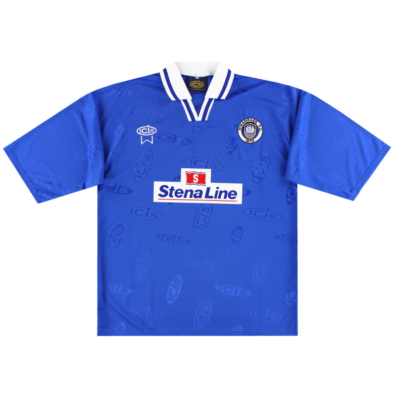 Camiseta local del Stranraer 1997-98 *Como Nueva* Talla XL