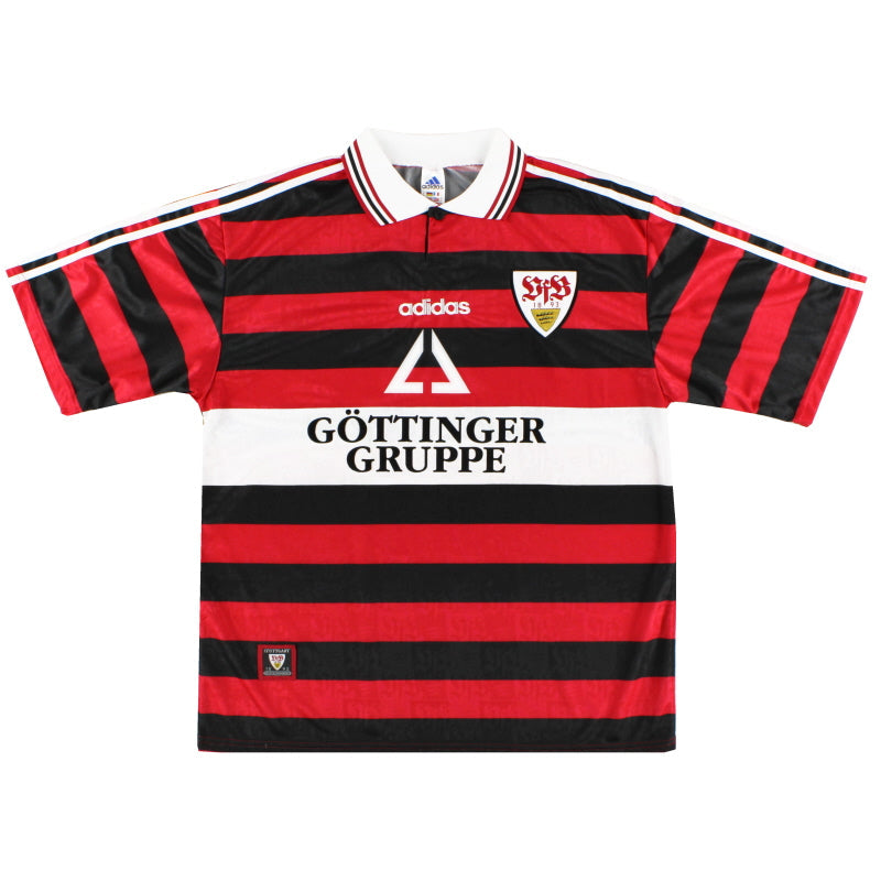 Camiseta adidas de visitante del Stuttgart 1997-98 L