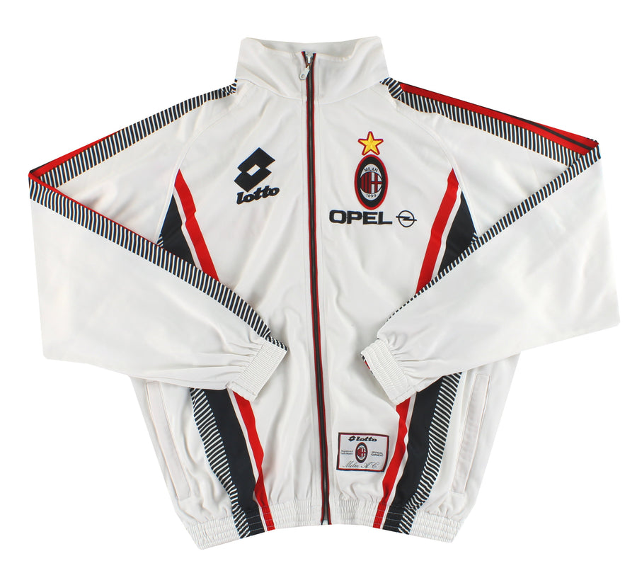 1997-98 AC Milan Lotto Track Jacket XL