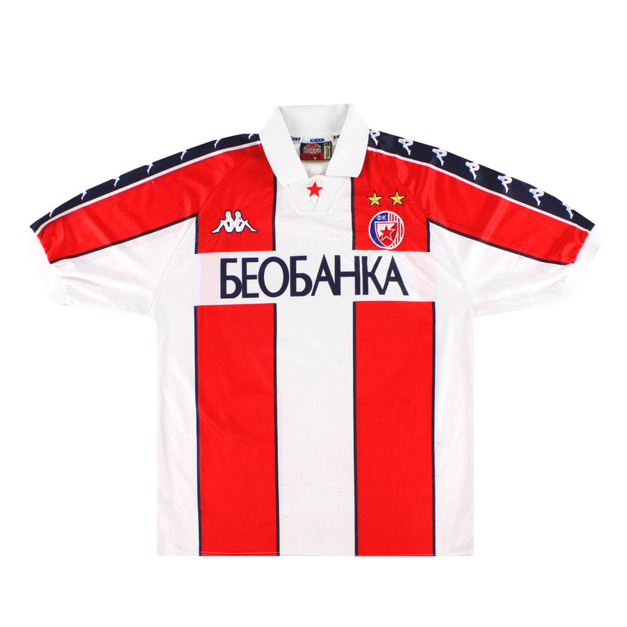 Camiseta de casa XL Kappa del Estrella Roja de Belgrado 1997-98