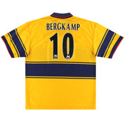 Camiseta Nike Visitante Arsenal 1997-99 Bergkamp #10 XXL