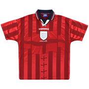 1997-99 Inglaterra Umbro Camiseta Visitante L