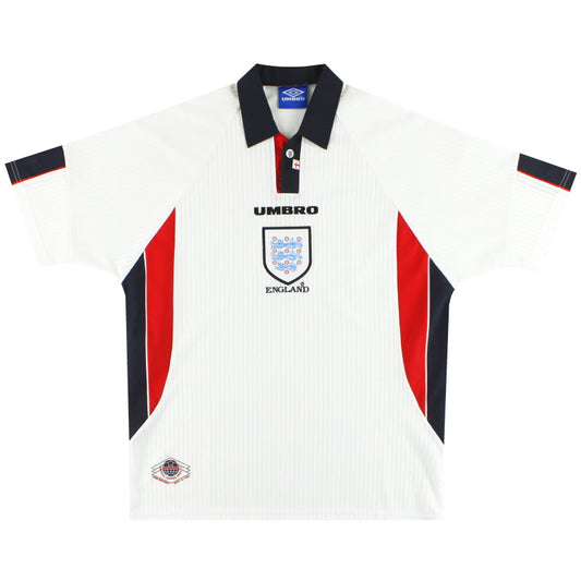 1997-99 England Umbro Home Shirt L