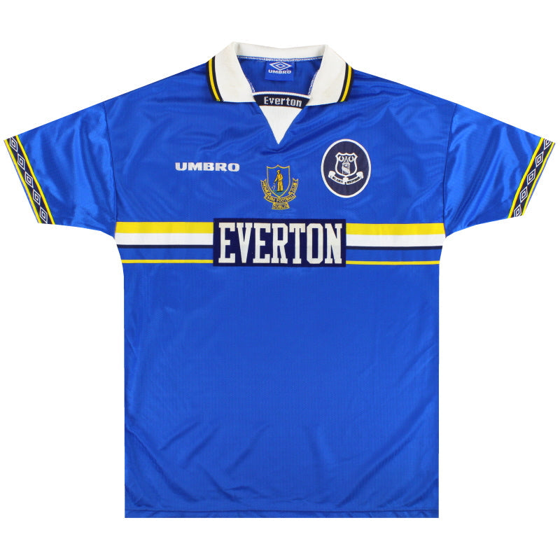 1997-99 Home Farm Everton Umbro Camiseta Local XL