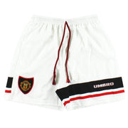 1997-99 Manchester United Umbro Pantalones Cortos Visitante Niño M.