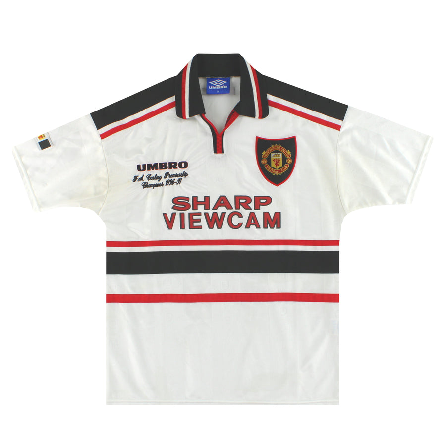 1997-99 Manchester United Umbro 'Champions' Away Shirt M