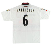 1997-99 Manchester United Umbro Camiseta de visitante Pallister #6 *Impecable* L