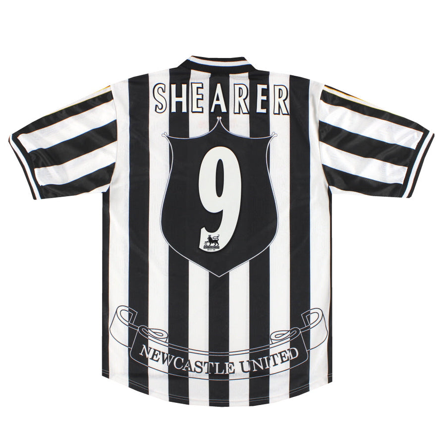 1997-99 Newcastle adidas Camiseta de local Shearer #9 *Perfecta* L