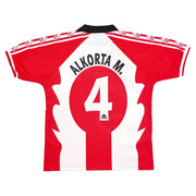 1997/98 Athletic Bilbao Alkorta M #4 Camiseta Local *Player Issue* (XL) Kappa