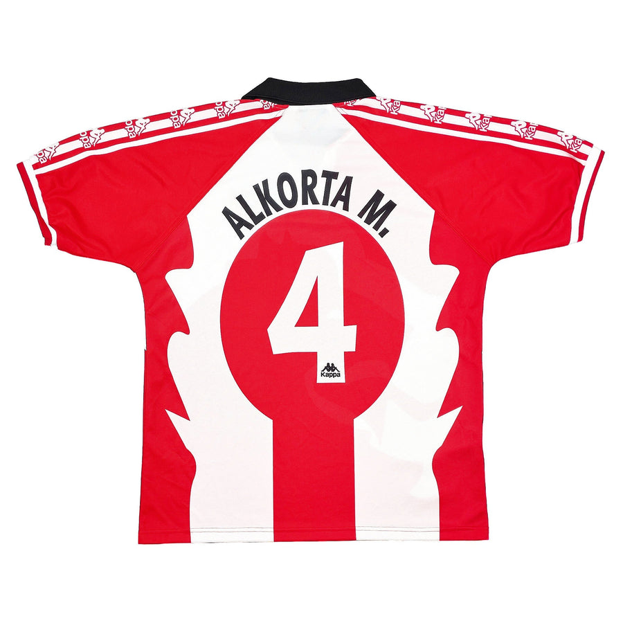 1997/98 Athletic Bilbao Alkorta M #4 Camiseta Local *Player Issue* (XL) Kappa