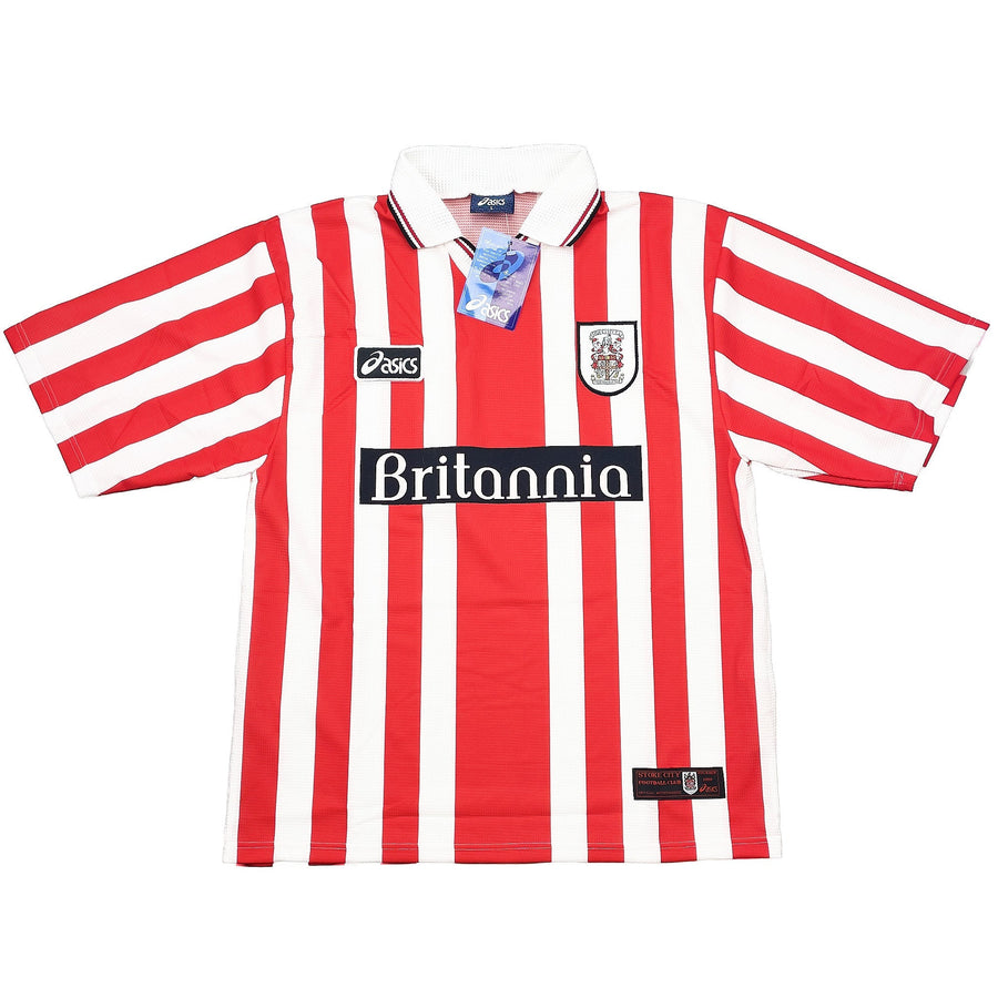 Camiseta de casa **BNWT** del Stoke City 1997/98 (L) Asics