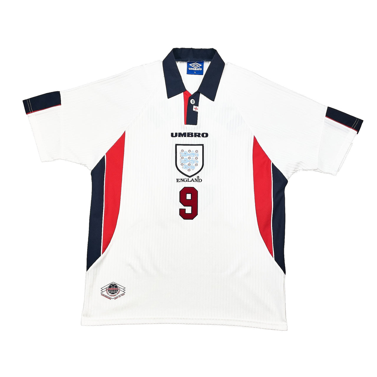 1997/99 England Shearer #9 Home Shirt (XL) Umbro