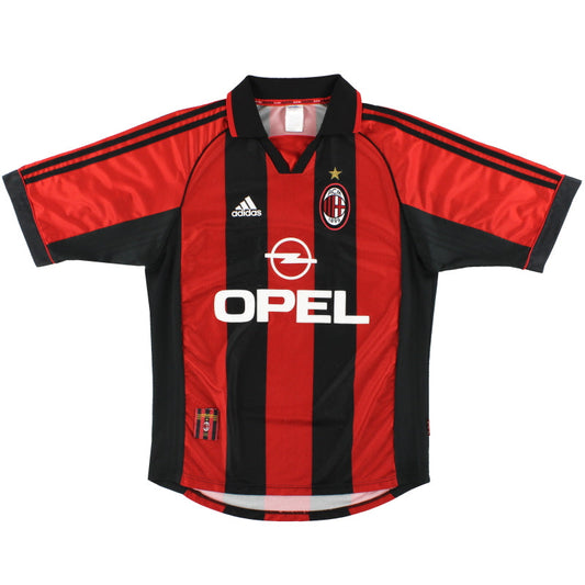1998-00 AC Milan adidas Home Shirt S