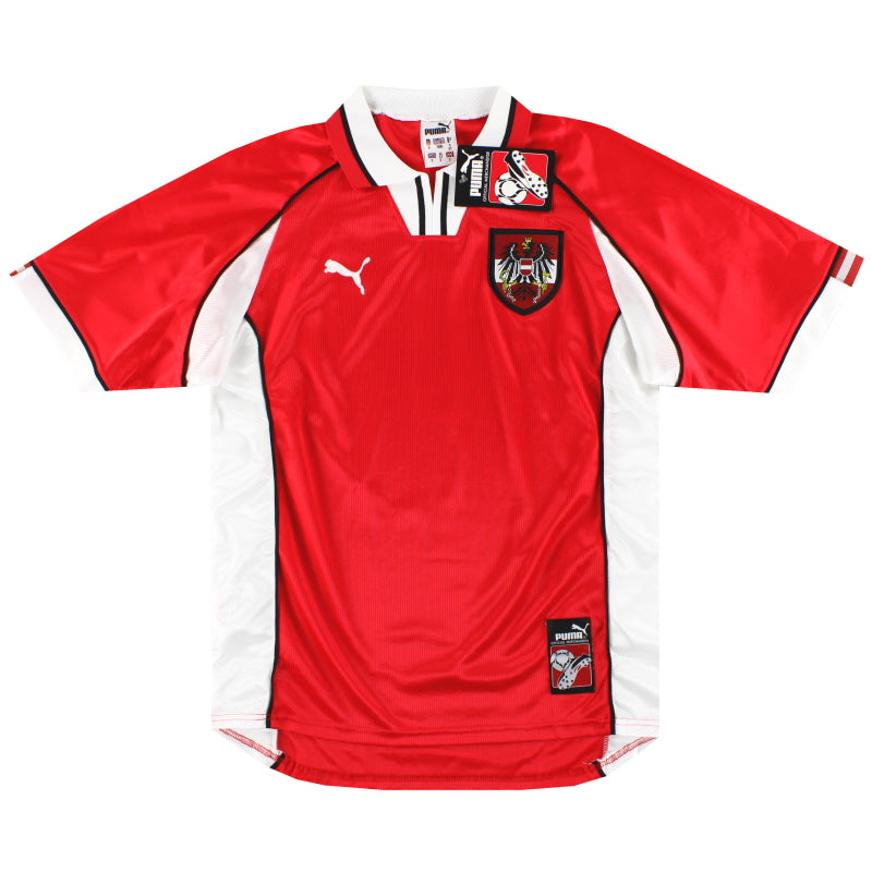 1998-00 Austria Puma Camiseta Visitante *con etiquetas* S