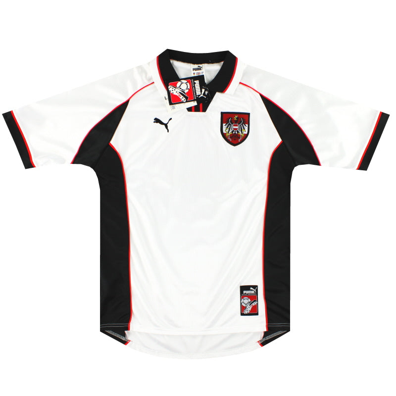 1998-00 Austria Puma Camiseta de Local *con etiquetas* L