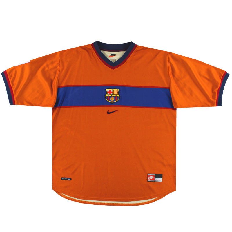 1998-00 Barcelona Nike Camiseta Tercera L