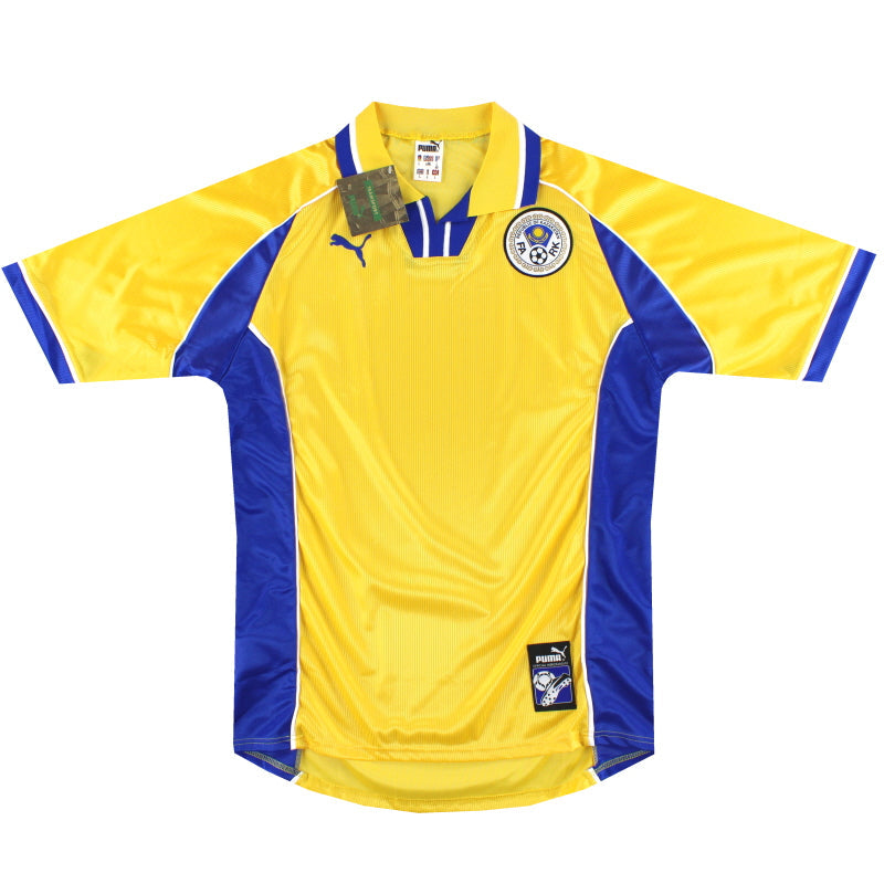 Camiseta de visitante Puma de Kazajistán 1998-00 *con etiquetas* L