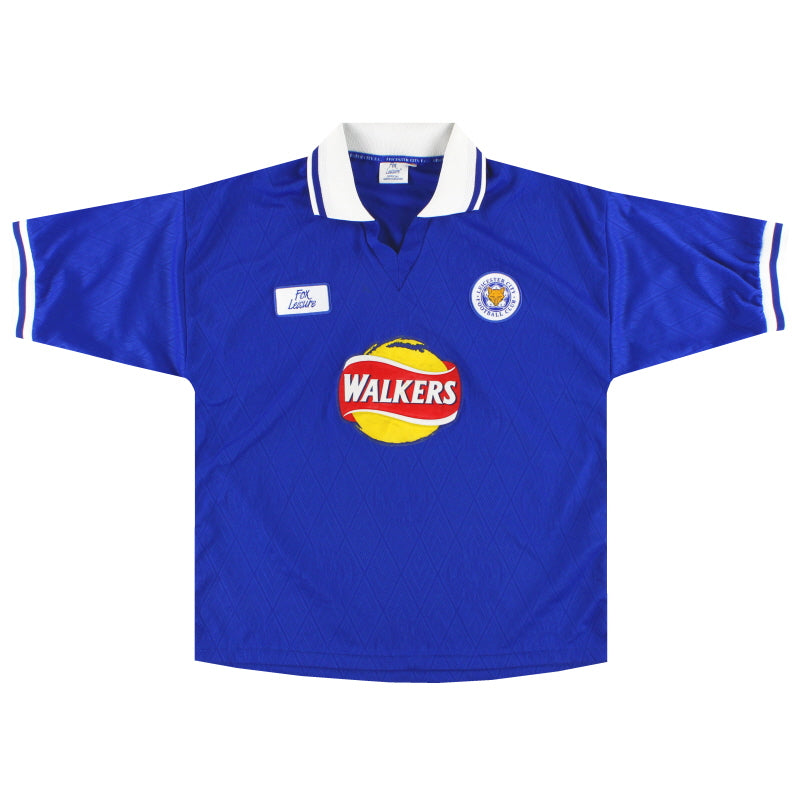 Camiseta de local Leicester Fox Leisure 1998-00 Talla XL