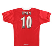 1998-00 Camiseta local Reebok del Liverpool Owen #10 XL