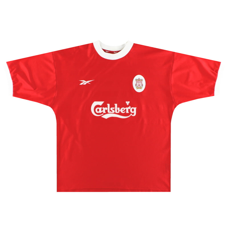 1998-00 Liverpool Reebok Home Shirt S - Classic Football Kit