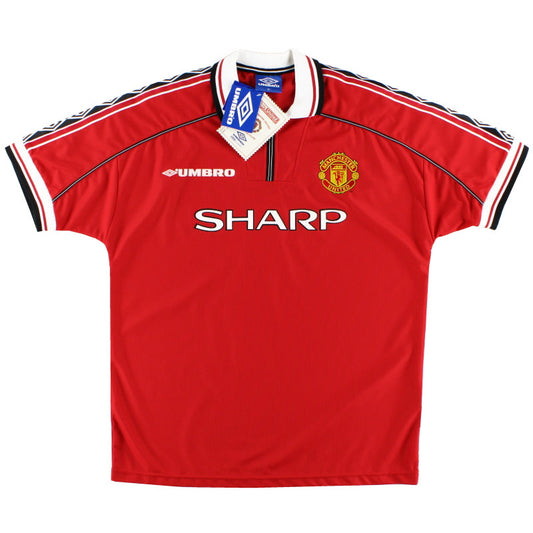 1998-00 Manchester United Umbro Home Shirt *w/tags* L