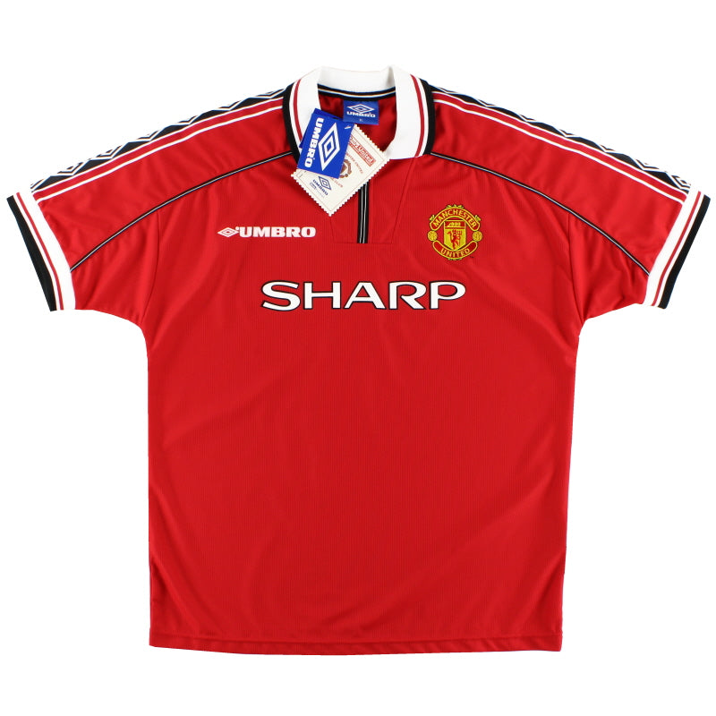 Camiseta Umbro del Manchester United local 1998-00 *con etiquetas* L