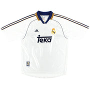 1998-00 Real Madrid adidas Home Shirt S