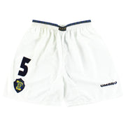 Pantalones cortos de local Umbro de Escocia, edición de jugador, 1998-00 #5 *Como nuevos* Talla M