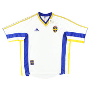 Camiseta visitante adidas de Suecia 1998-00 *con etiquetas* L