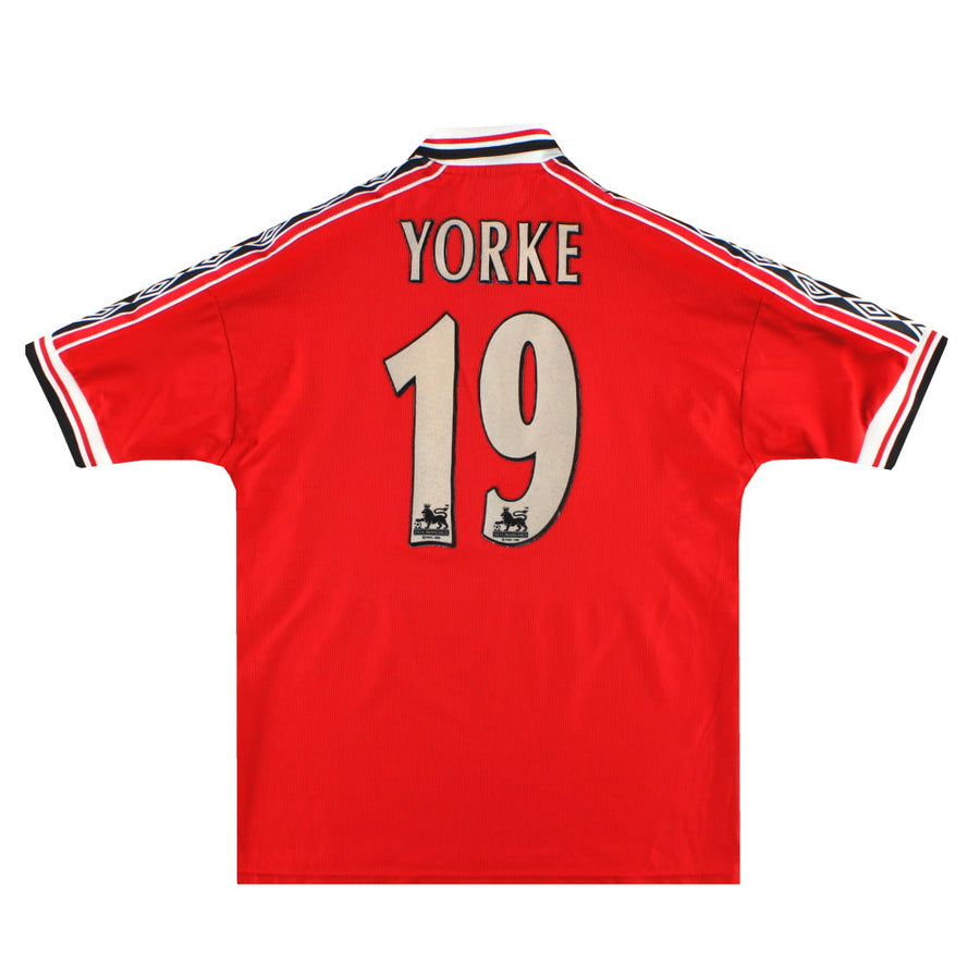 Camiseta Umbro del Manchester United de local 1998-00 Yorke #19 M