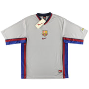 1998-01 Barcelona Nike Camiseta Básica Visitante *BNIB* L