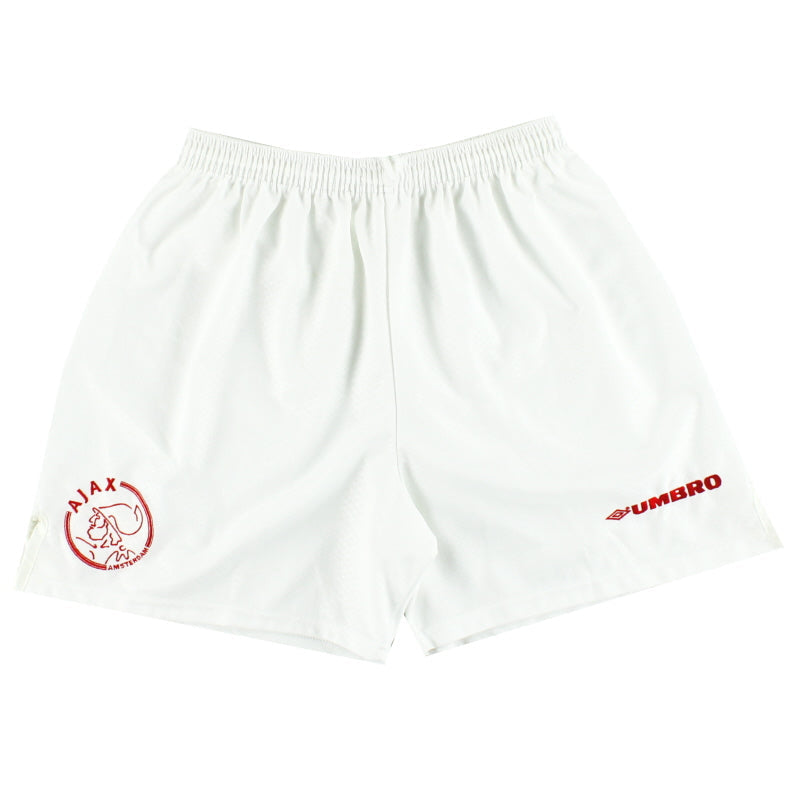 1998-99 Ajax Umbro Pantalones Cortos Local M