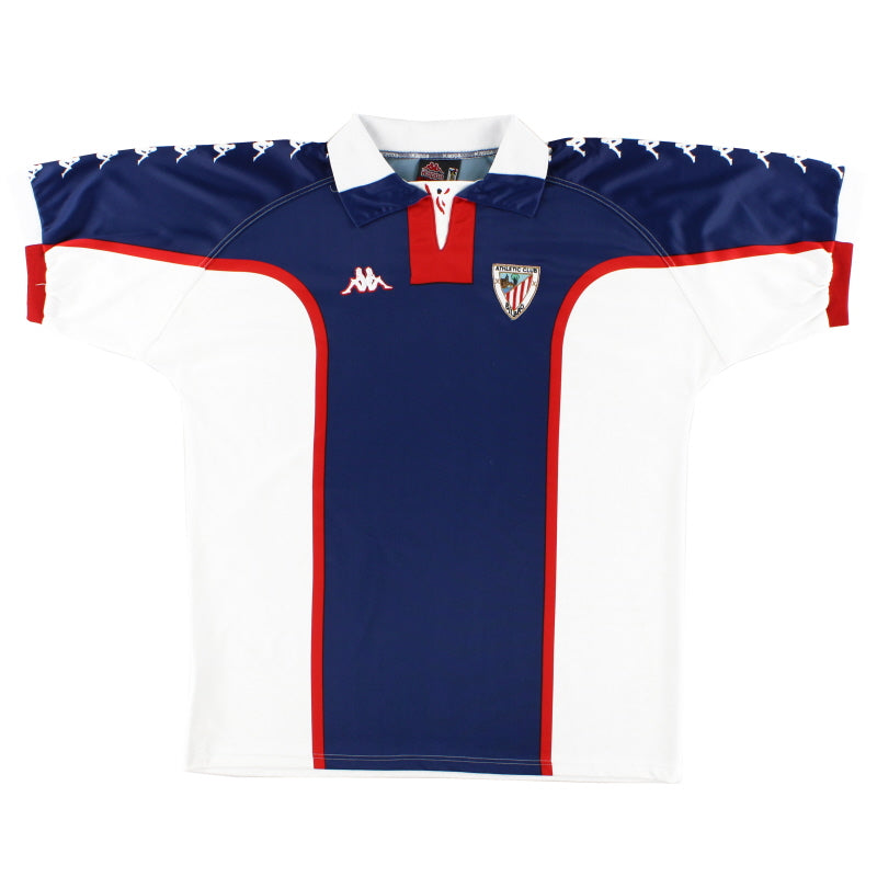 Camiseta de visitante Kappa del Athletic de Bilbao 1998-99 - Talla XL
