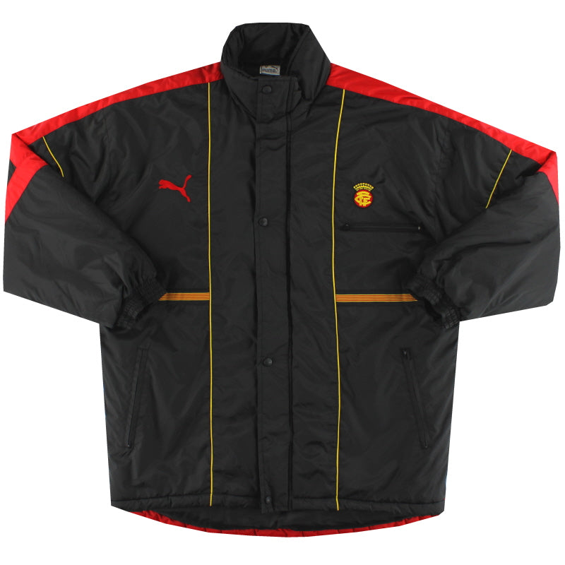 Abrigo acolchado de banquillo Puma de Cataluña 1998-99 *Impecable* M