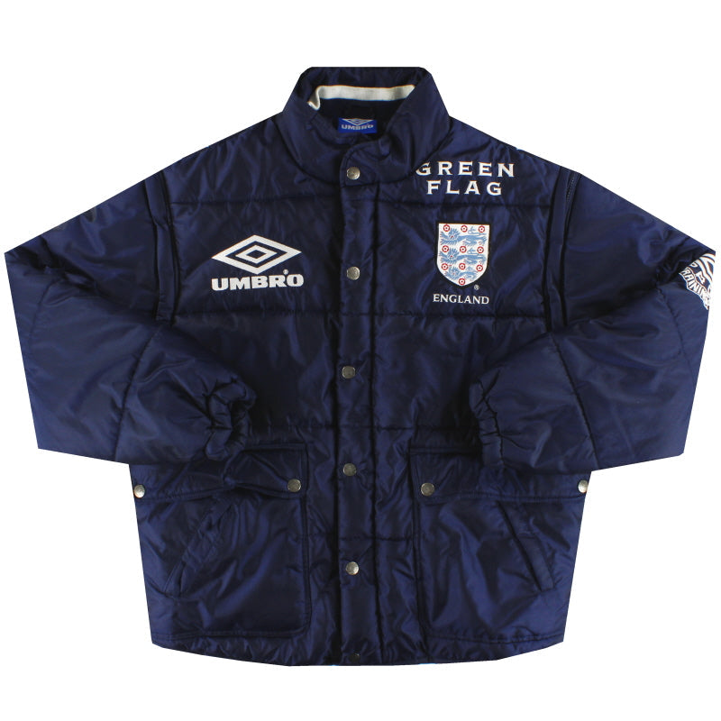 1998-99 Chaqueta Umbro Bubble de Inglaterra *Como Nueva* M