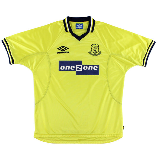 1998-99 Everton Umbro Third Shirt *Mint* XXL