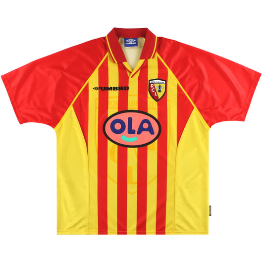 1998-99 Lens Umbro Home Shirt XL