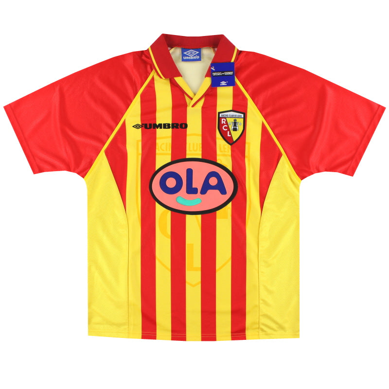 1998-99 Camiseta Lens Umbro Local *con etiquetas* XL