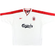 Camiseta de visitante del Liverpool Reebok 1998-99 Talla S