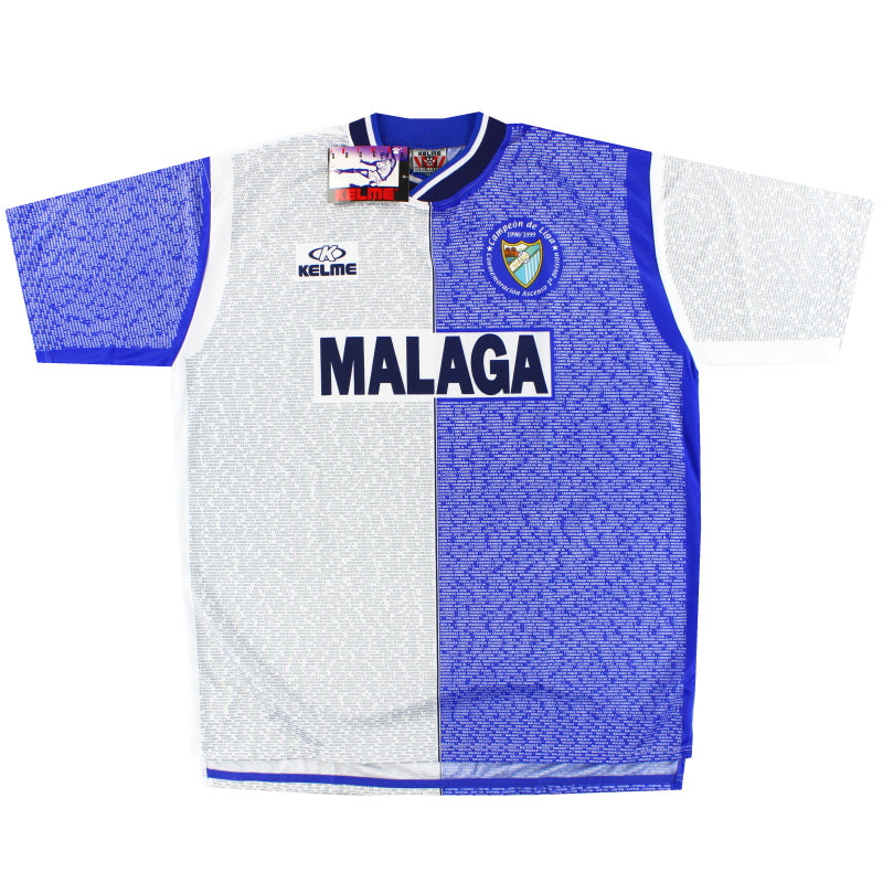 Camiseta Málaga Kelme 'Edición Especial' Local 1998-99 *con etiquetas* XL