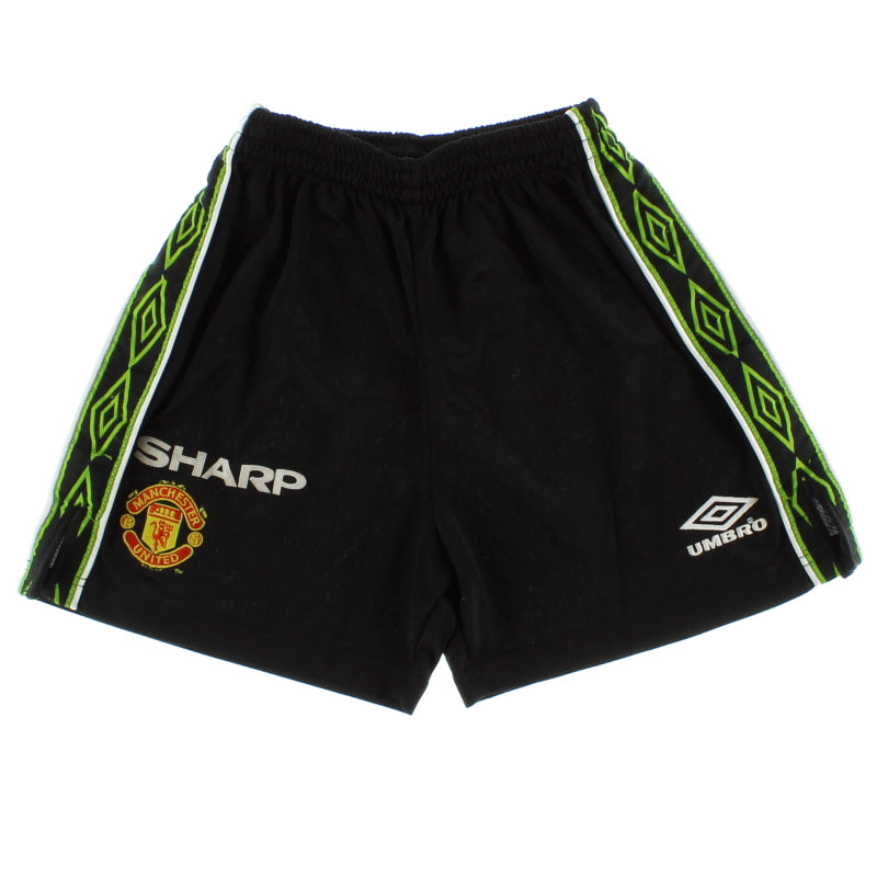 1998-99 Manchester United Umbro Pantalones Cortos Alternos Y