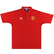 Camiseta Polo Umbro Manchester United 1998-99 XL