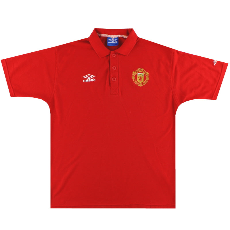 Camiseta Polo Umbro Manchester United 1998-99 XL
